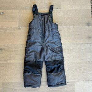 London Fog Charcoal and Black Kids Overalls